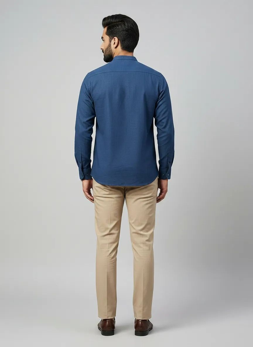 Classic Blue Short Kurta view 2