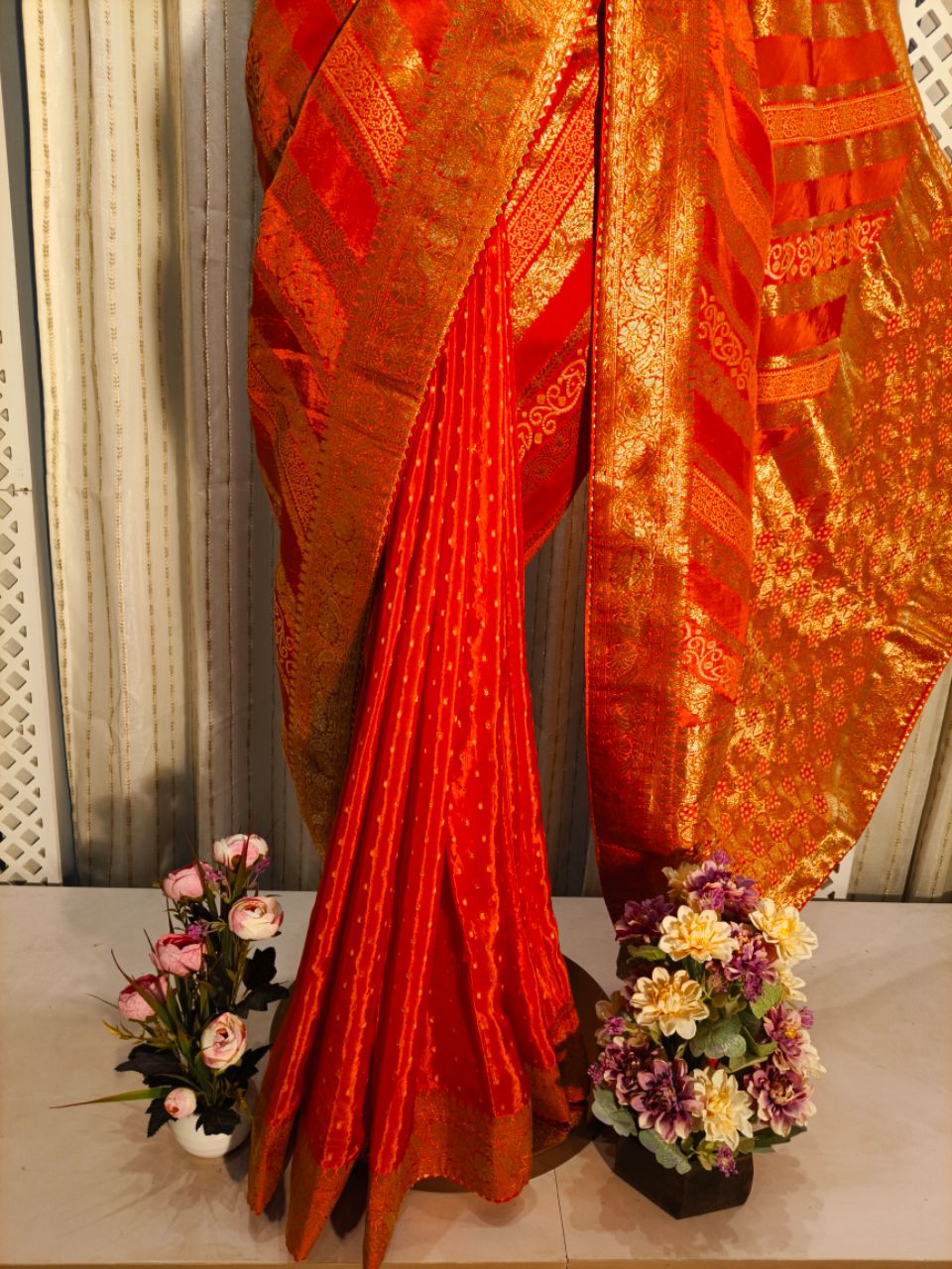 Banarasi Dola silk with full weaving 2 view 6