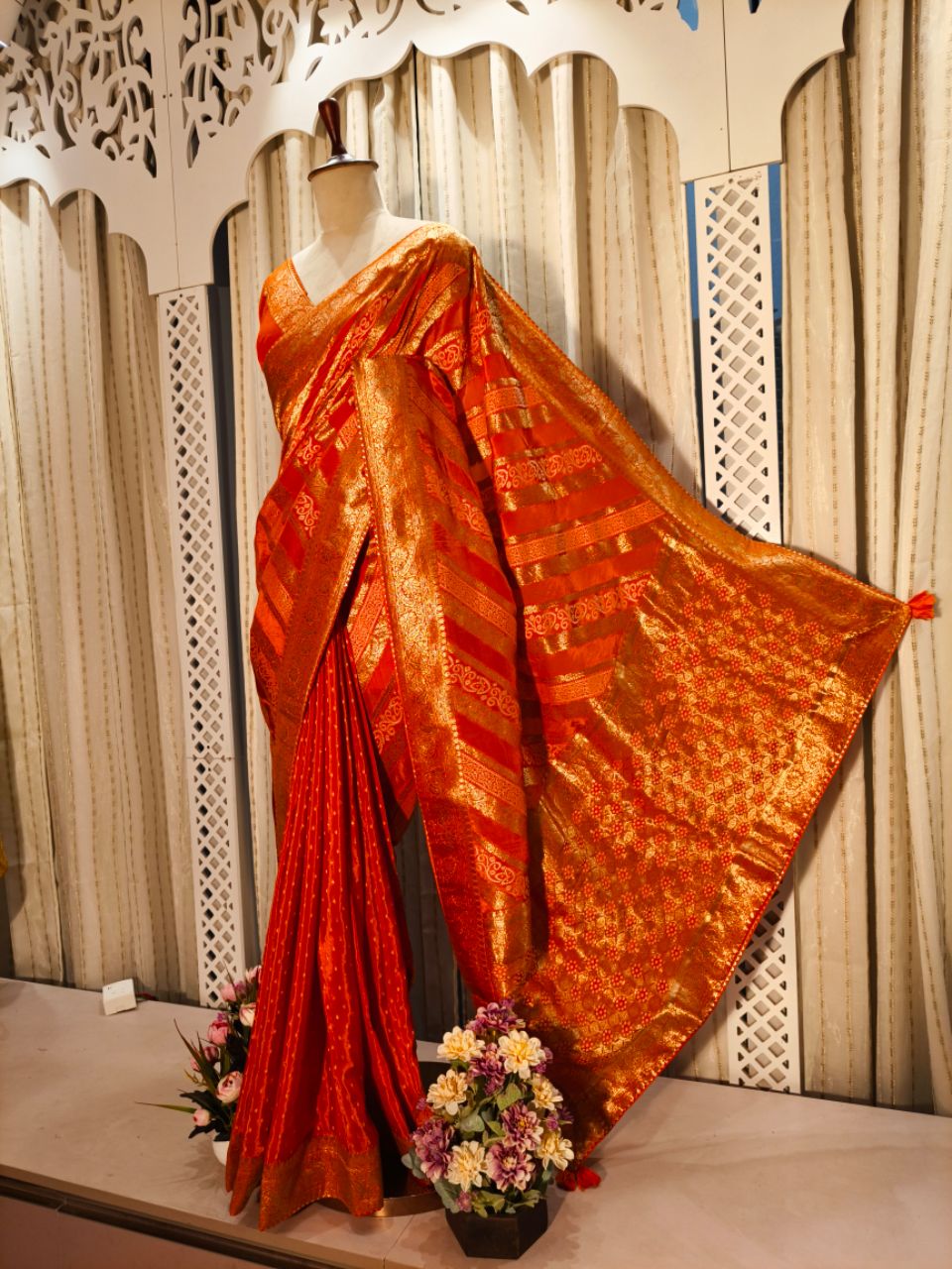 Banarasi Dola silk with full weaving 2 view 9