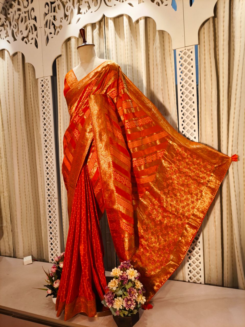 Banarasi Dola silk with full weaving 2 view 2