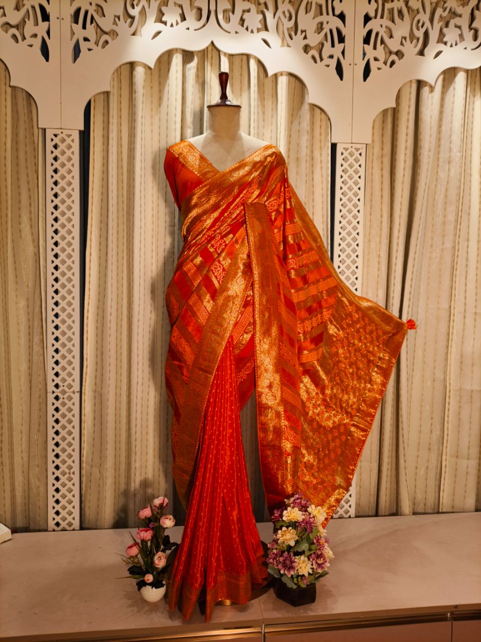 Banarasi Dola silk with full weaving 2 view 3