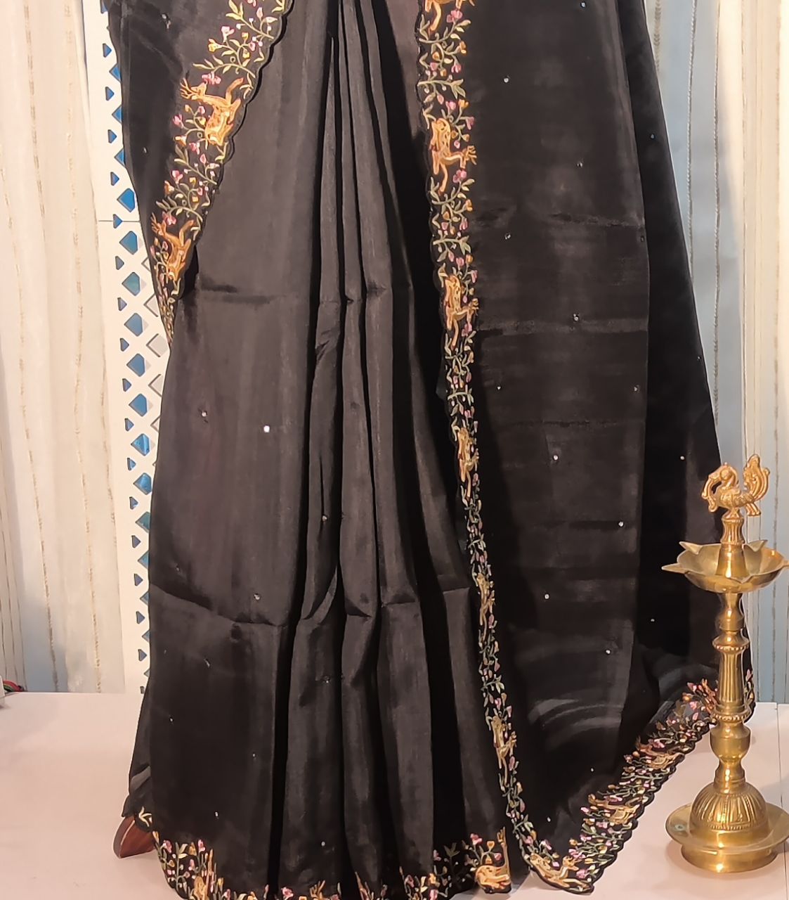 Semi Tussar Silk 1 view 5
