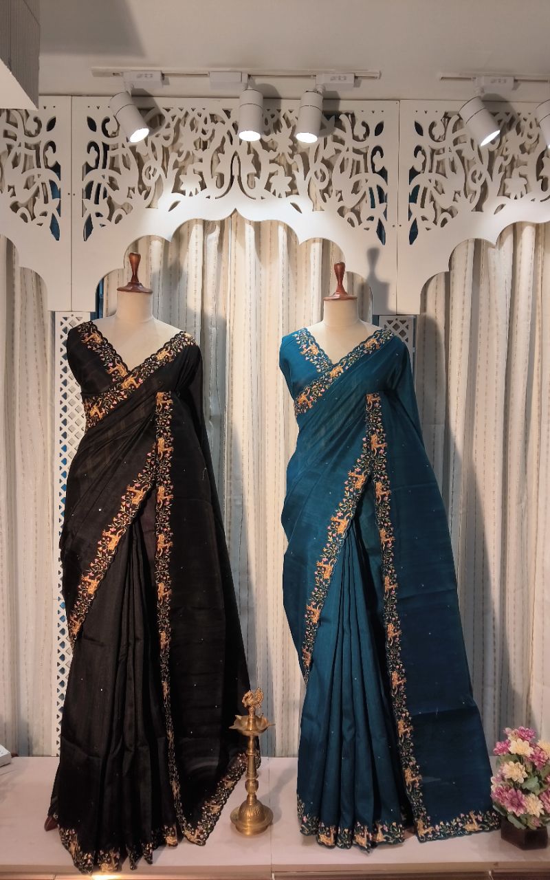 Semi Tussar Silk 1 view 7