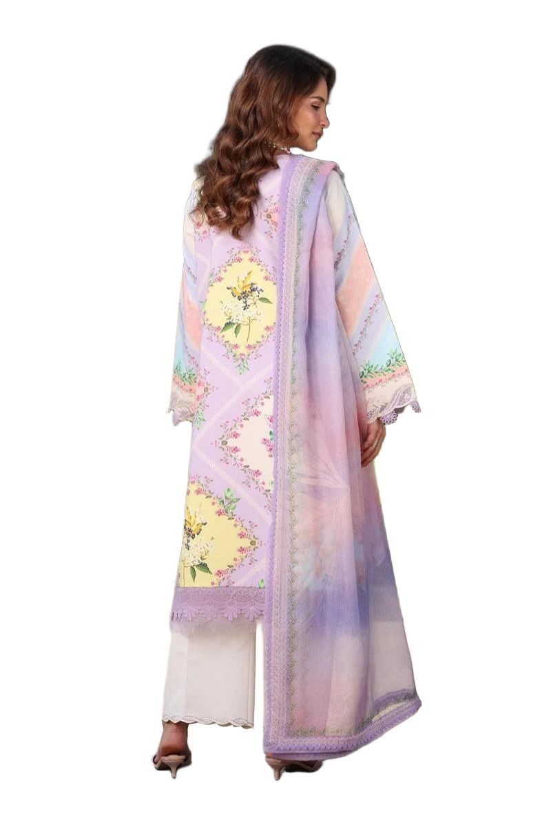 Rang Rasiya Lifestyle Acacia Lavender Lawn Embroidered Summer Suits / Df0033 view 2