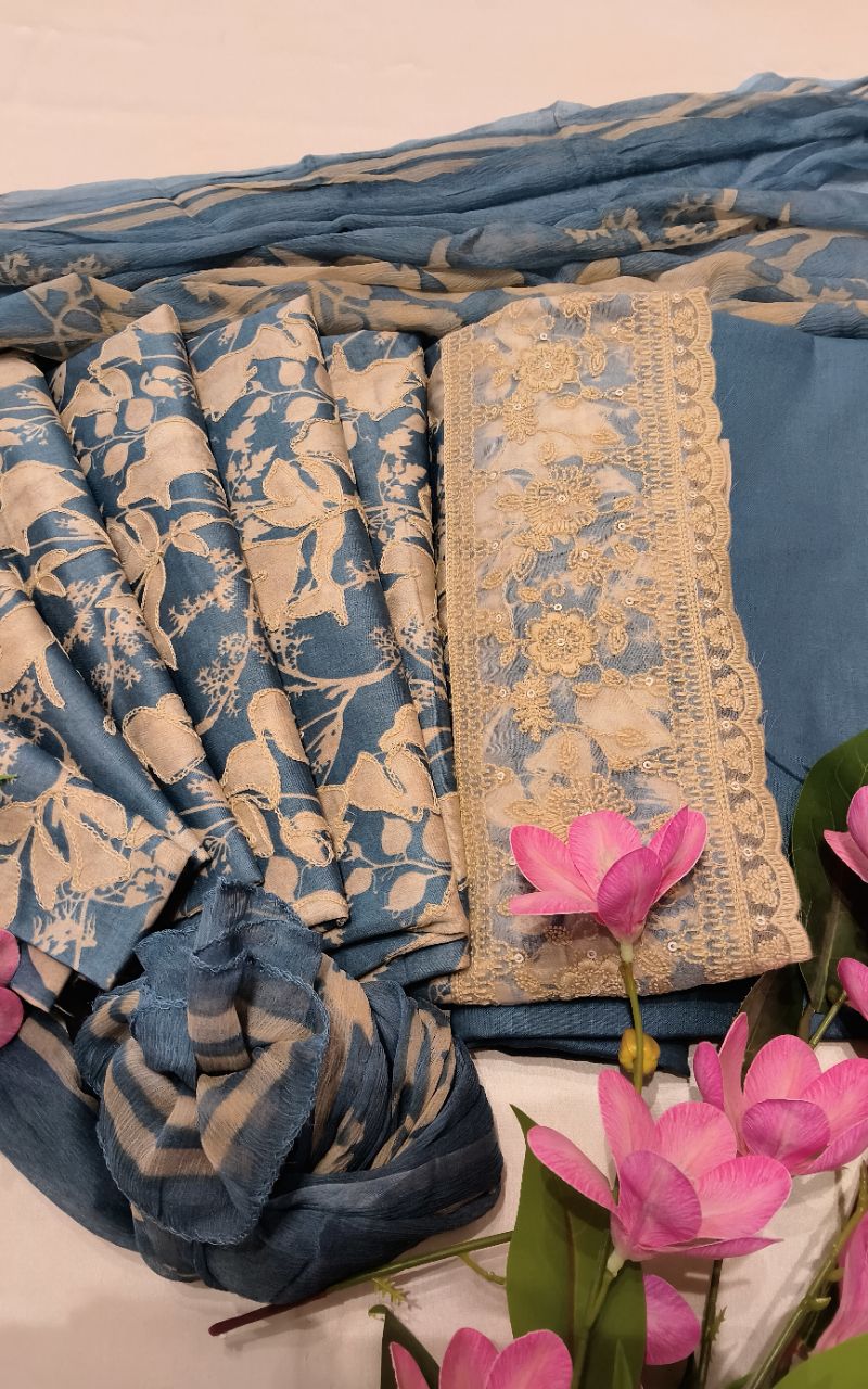 Mal Cotton Print With  Embroidery Suit 2 view 4