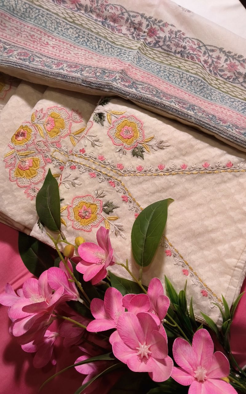 Jamdani Suit Fabric view 5
