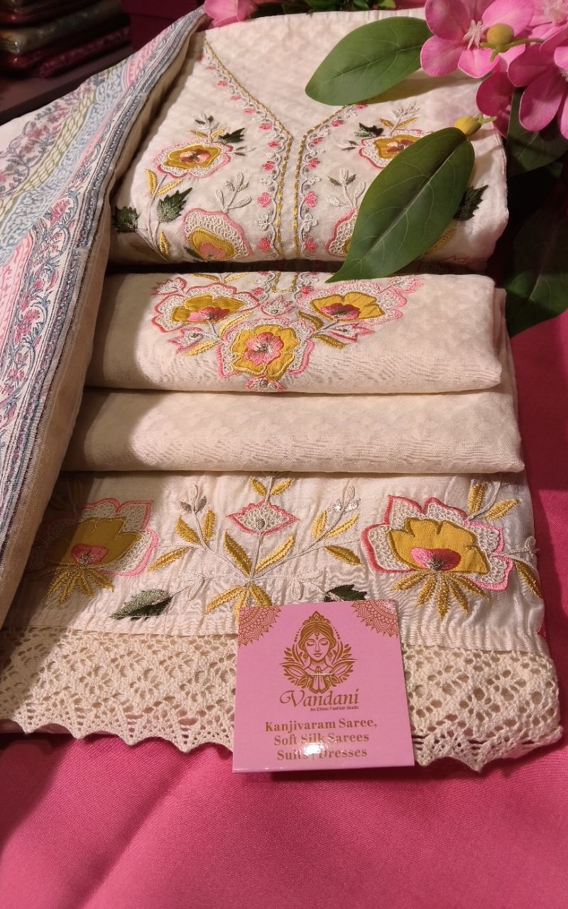 Jamdani Suit Fabric view 2