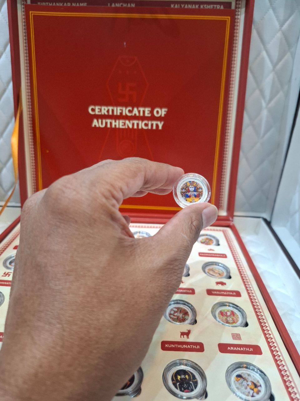 24 Tirthankaras Coin Set view 3