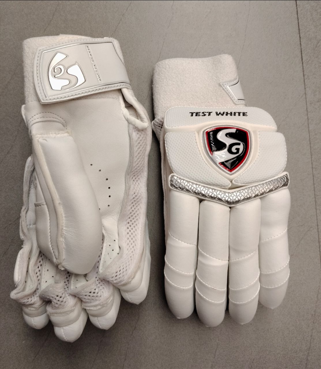 SG Test White Batting Gloves view 2
