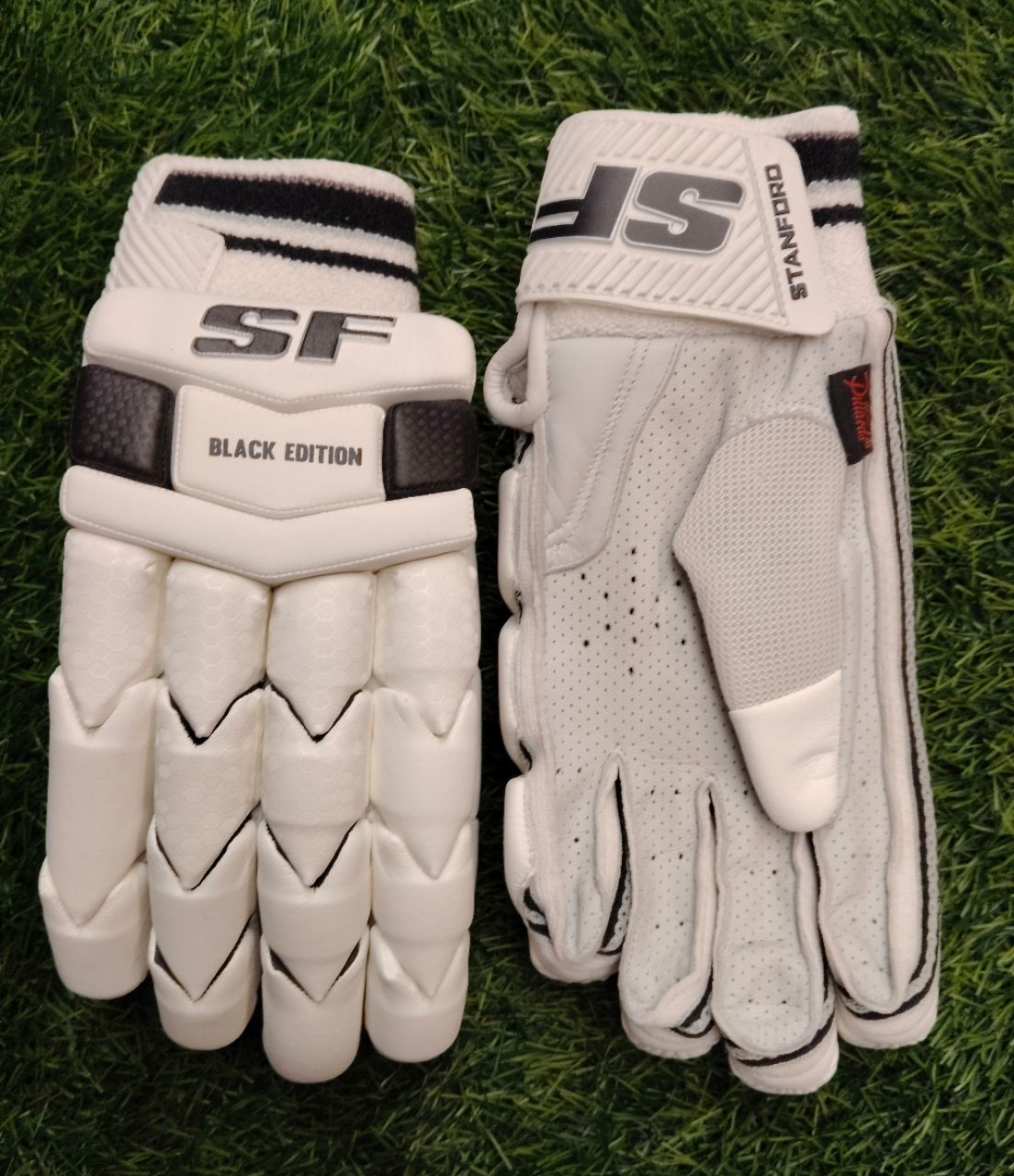 SF Black Edition Cricket Gloves view 2