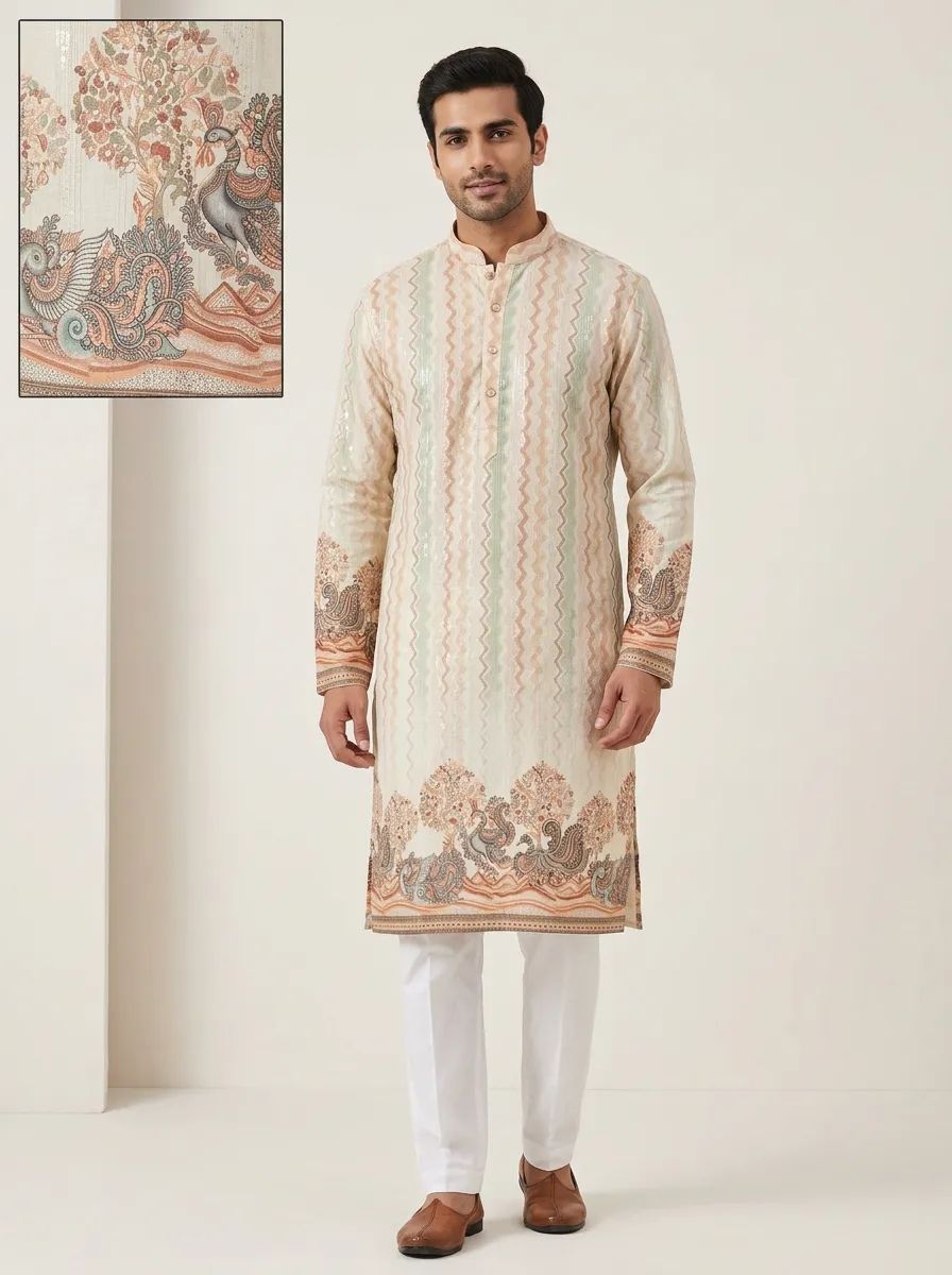 Heritage Printed Kurta Pant Set