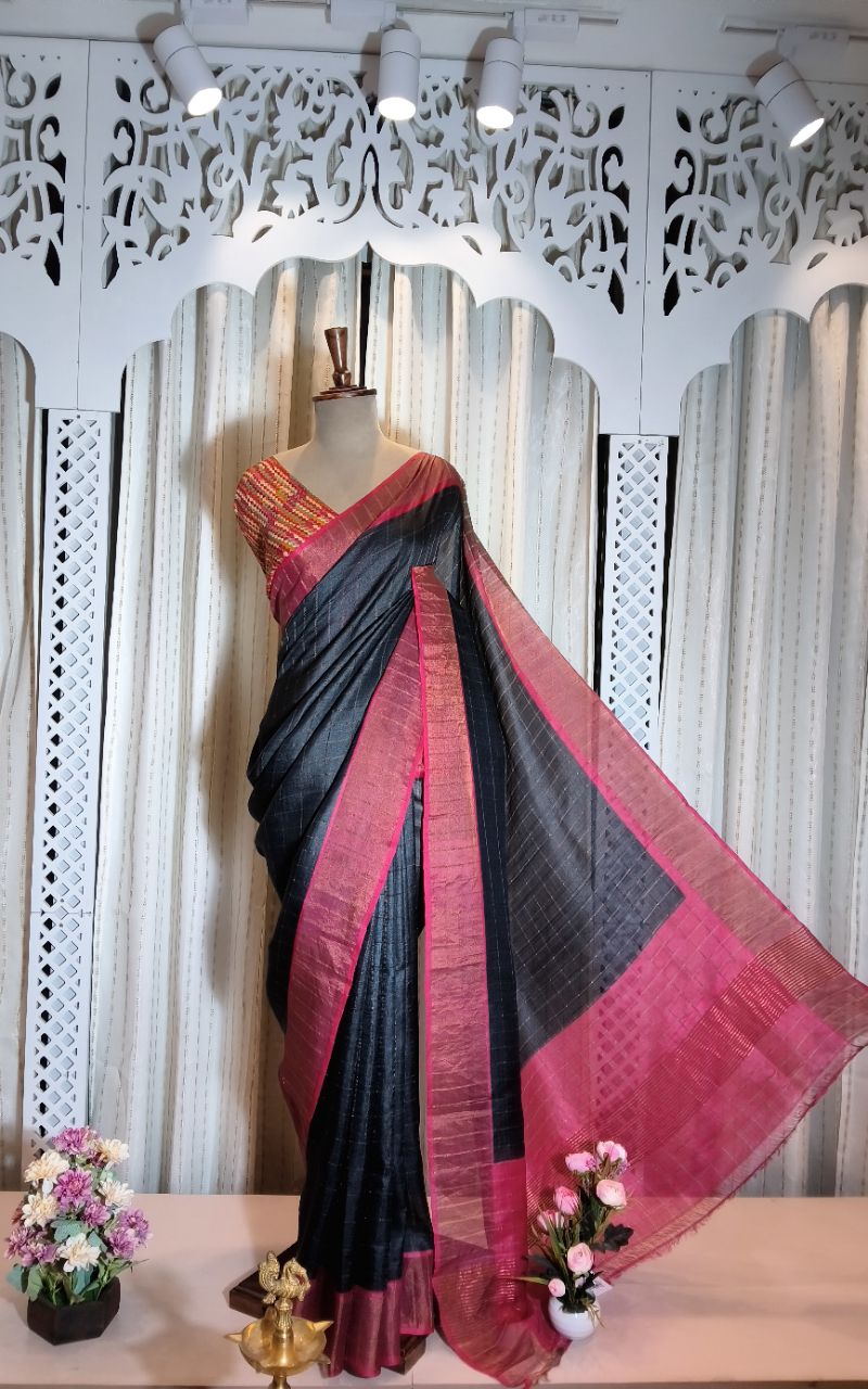 Designer Silk Saree 1 view 4