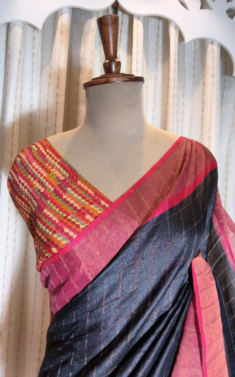 Designer Silk Saree 1 view 5