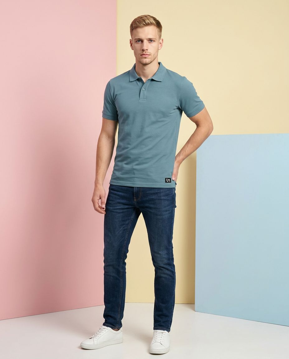 Generic Polo T-Shirt view 4