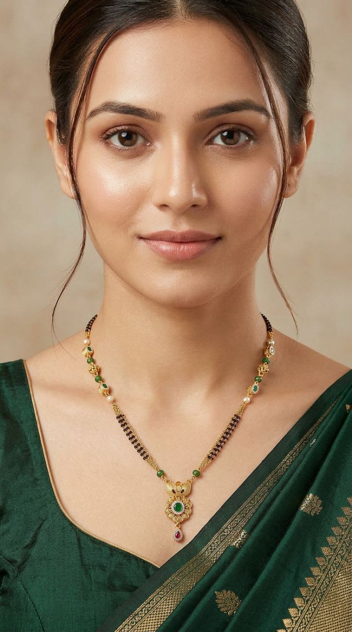 The Advika Mangalsutra(925 Silver) view 2