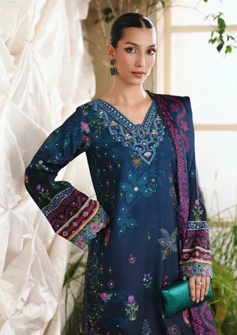 Silah Silk Edit Unstitch Ladies Suit 02 / DF0032 view 2