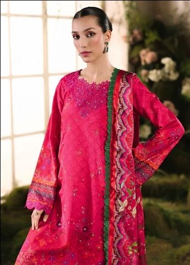Silah Silk Edit Unstitched Ledies Suit 05 / DF0032 view 2