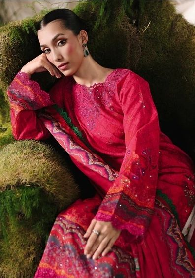 Silah Silk Edit Unstitched Ledies Suit 05 / DF0032 view 4