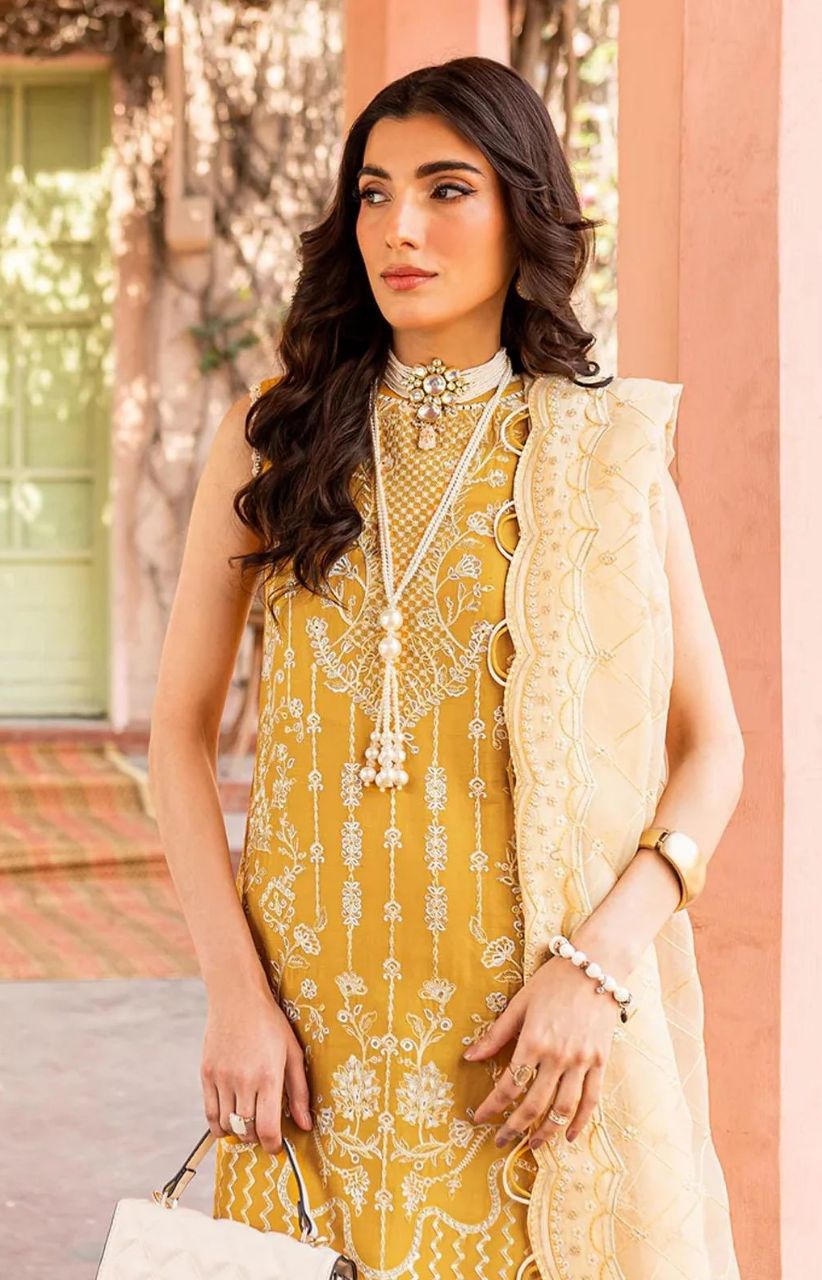 Farasha Bahaar  Lawn Collection – Chambeli / SD0087 view 3