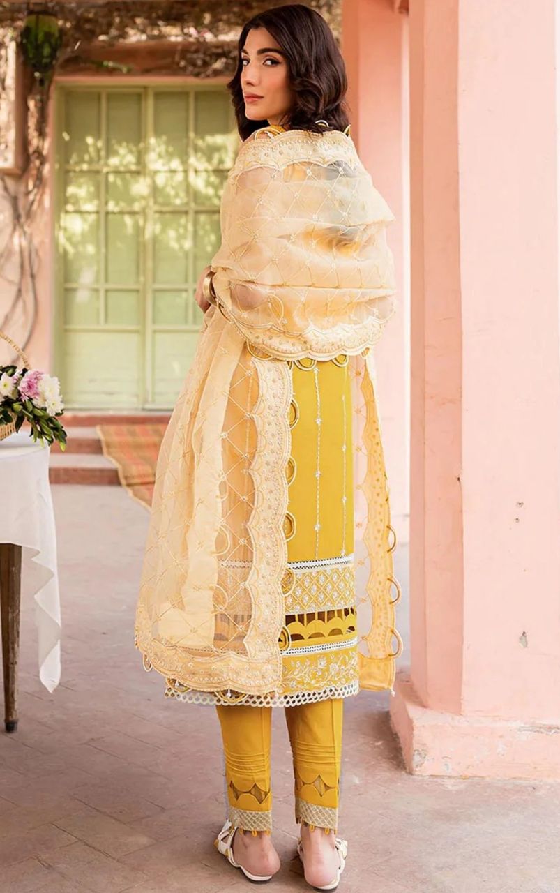 Farasha Bahaar  Lawn Collection – Chambeli / SD0087 view 4