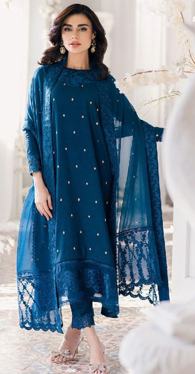 Azure | Ensembles Embroidered Formals | Aegean Breeze - 5 / HC001341 view 2
