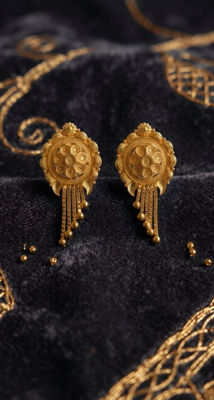 Elegant Gold Earrings