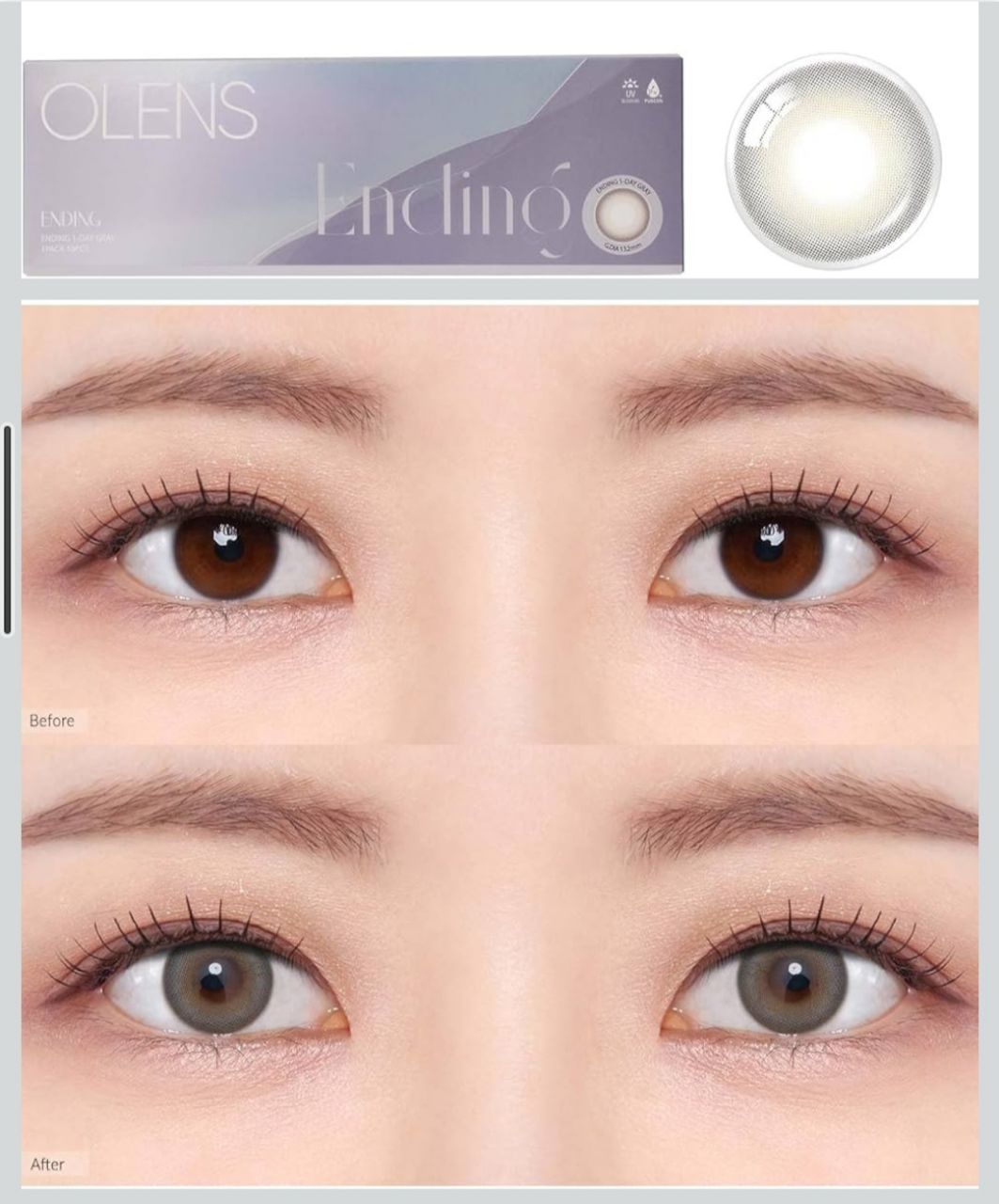 OLENS Cosmetic Lenses Daily Disposable view 2