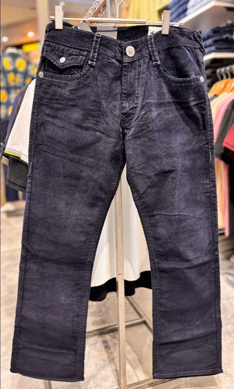 Style-3298-Bootcut Corduroy Jeans view 4