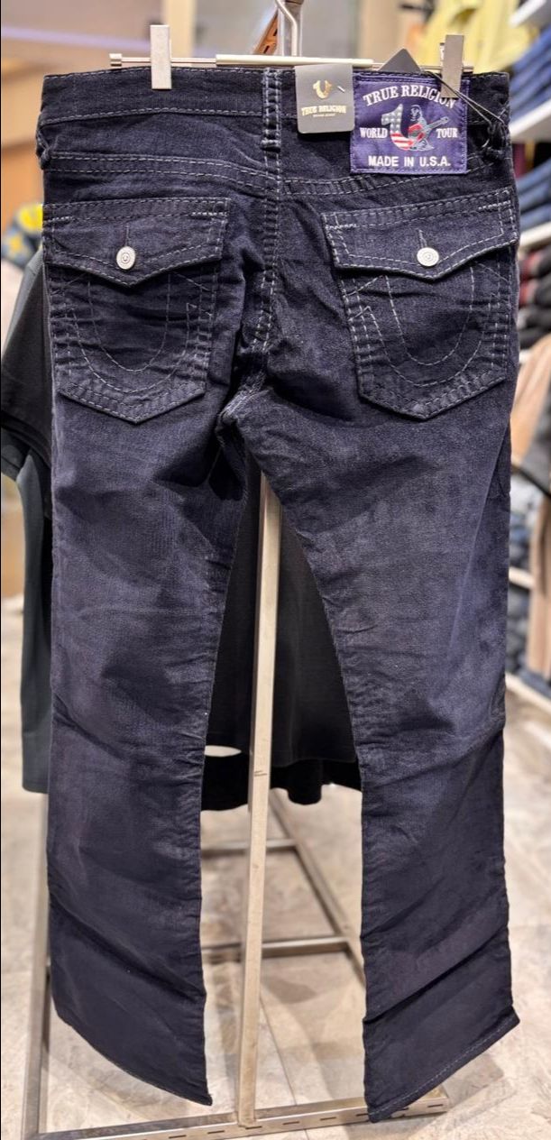 Style-3298-Bootcut Corduroy Jeans view 5