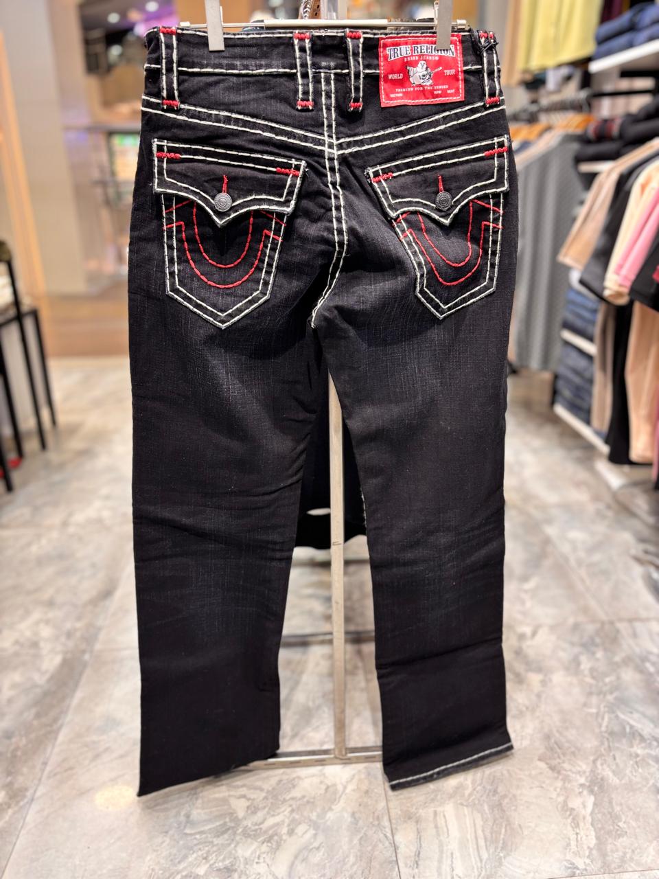 Style-3103- Black Bootcut Jeans view 5
