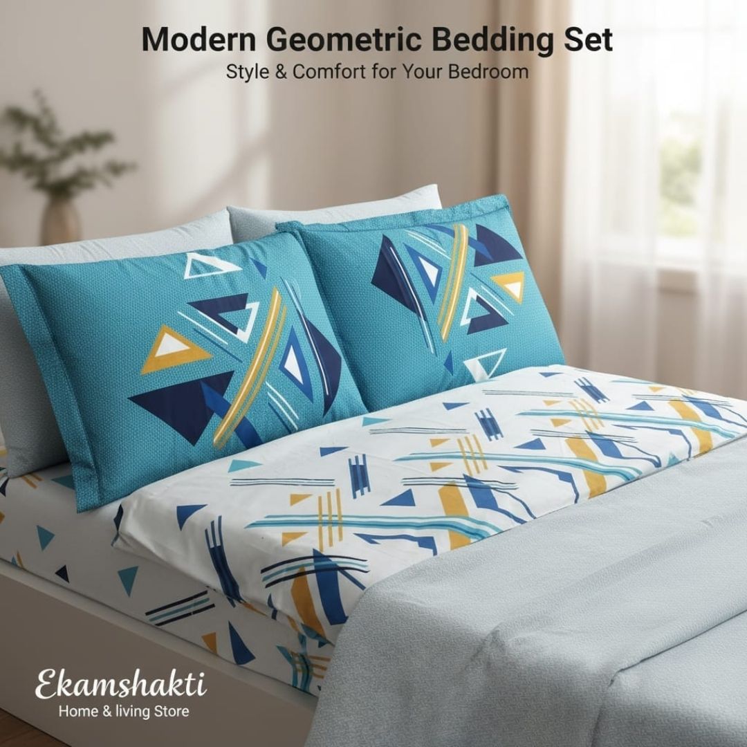 Modern Geometric Bedsheets