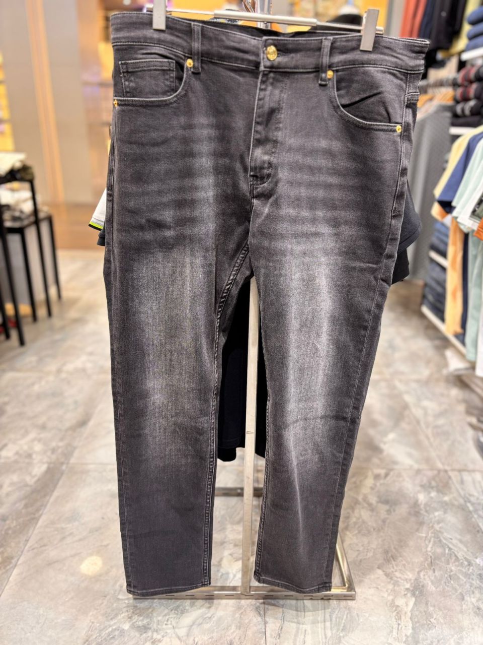 6173-Basic Carbon Denim Jeans view 3
