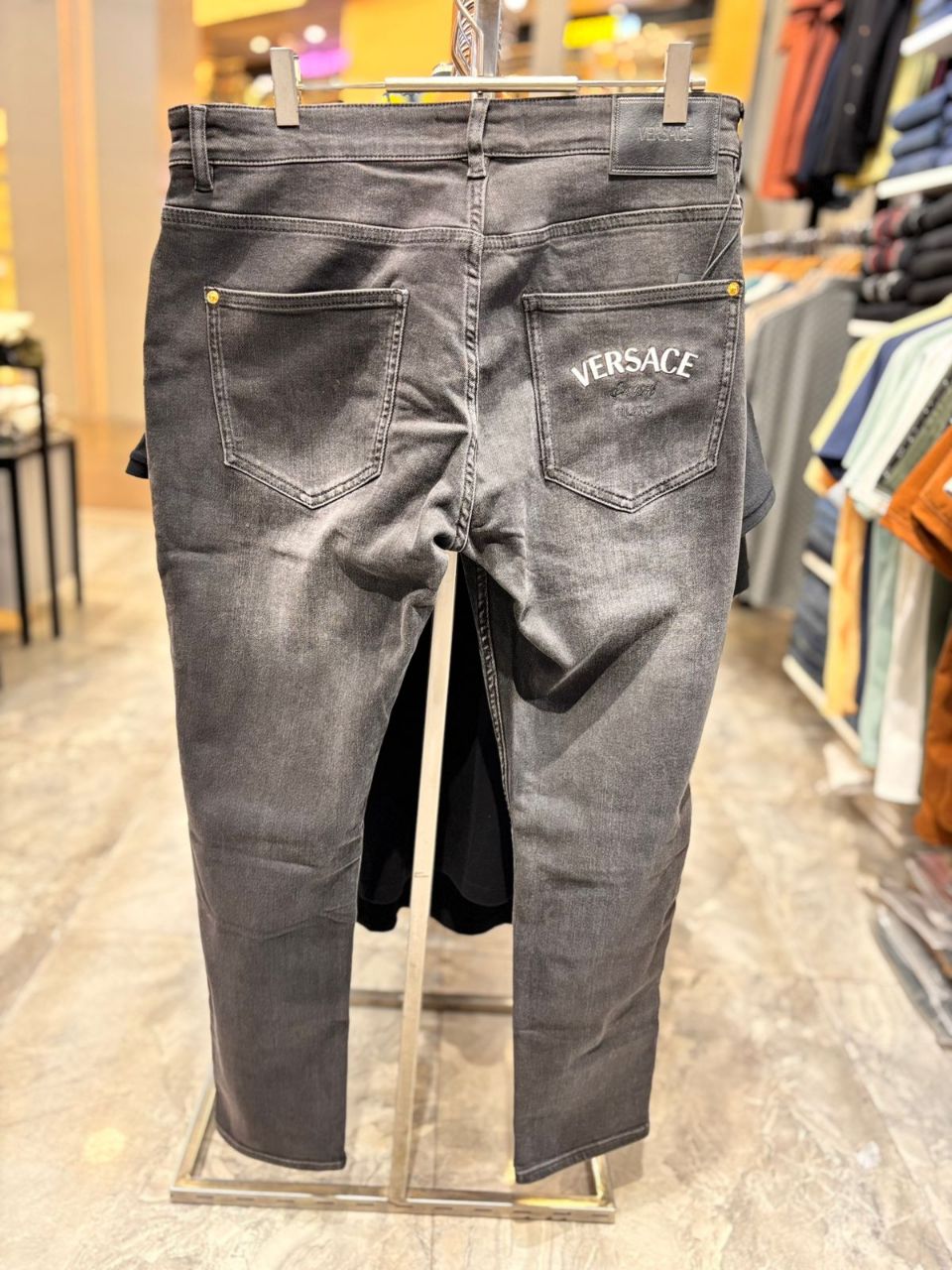 6173-Basic Carbon Denim Jeans view 4