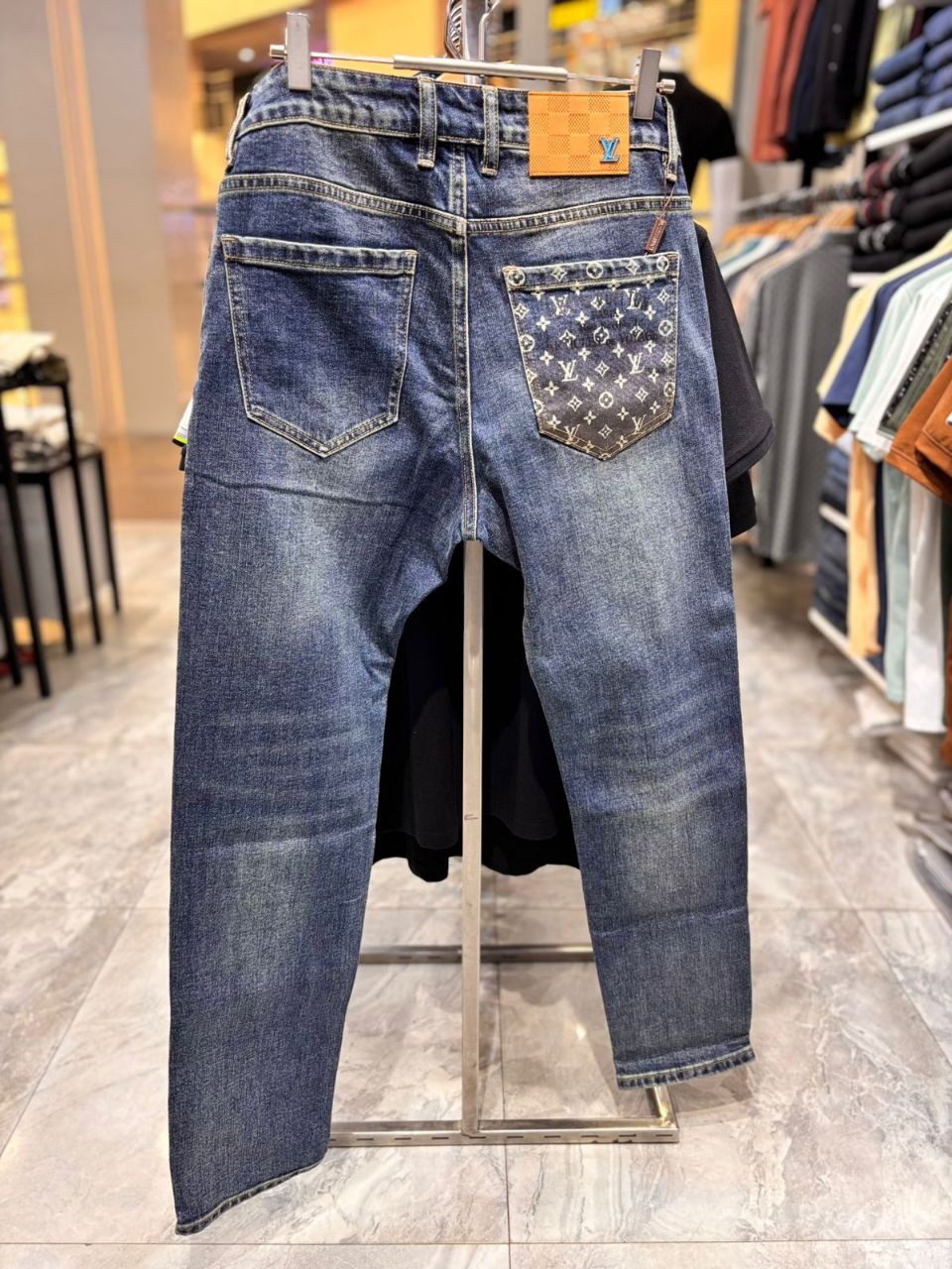Style-LV54-Classic Blue Denim Slim fit view 3