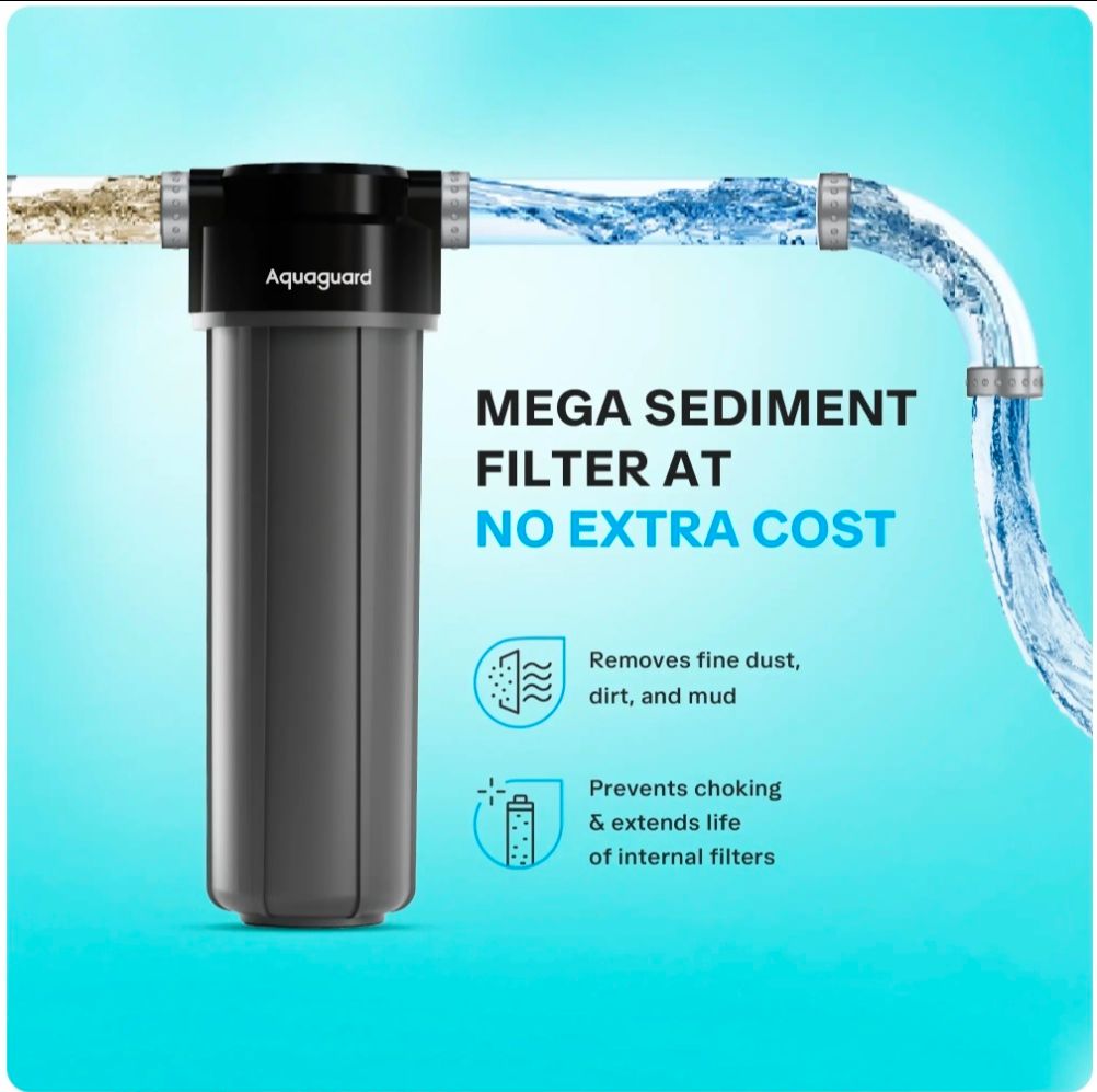 Aquaguard Vector RO+UV+MC 2X Water Purifier | 2 Year Filter Life | With Mega Sediment Filter view 9