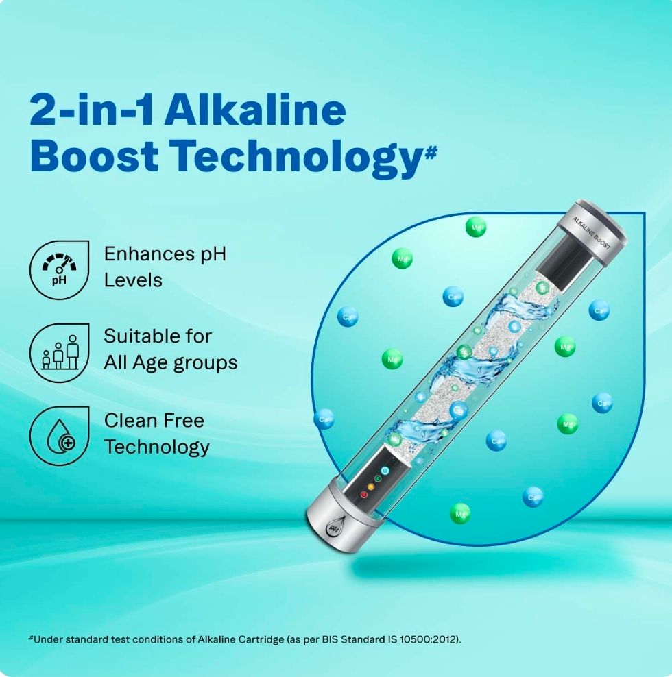 Aquaguard Enrich Crest UV Duo 2X Water Purifier | 2 Year Filter Life | With Mega Sediment Filter view 4