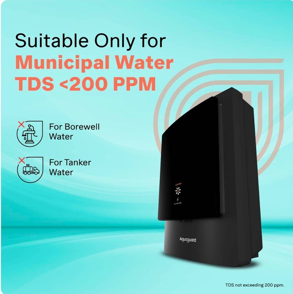 Aquaguard Enrich Crest UV Duo 2X Water Purifier | 2 Year Filter Life | With Mega Sediment Filter view 7