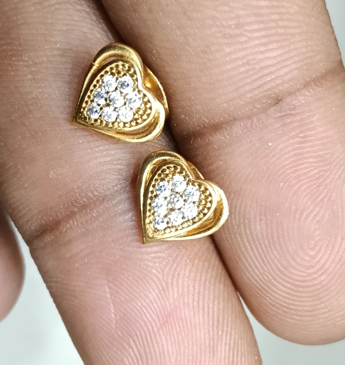 PurePanchaloha Heart Shaped Earrings view 2
