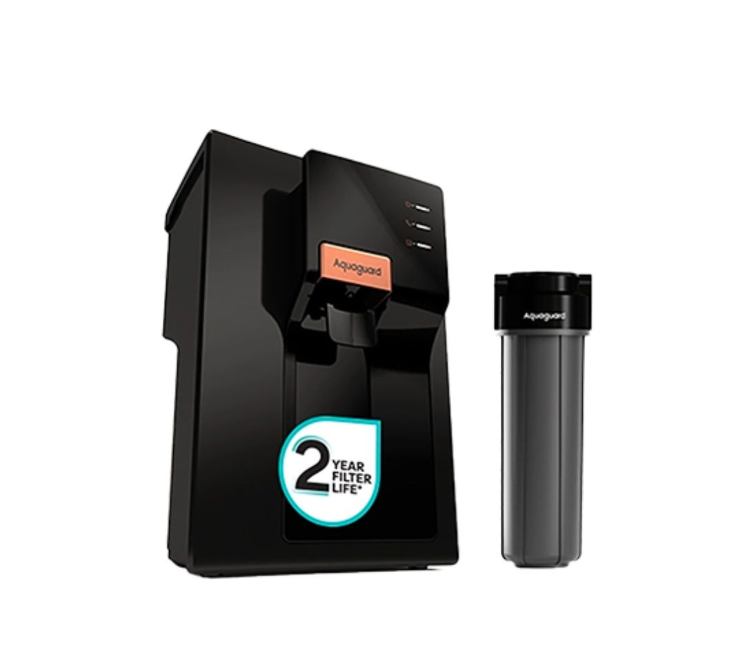 Aquaguard Aspire Nova 2X UV+UF Stainless Steel Water Purifier | 2 Year Filter Life | With Mega Sediment Filter