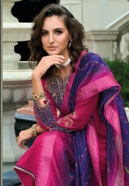 Sajawat Viscose Embroidery Work Readymade Pant Style Suits - 26604 / SD00163 view 4