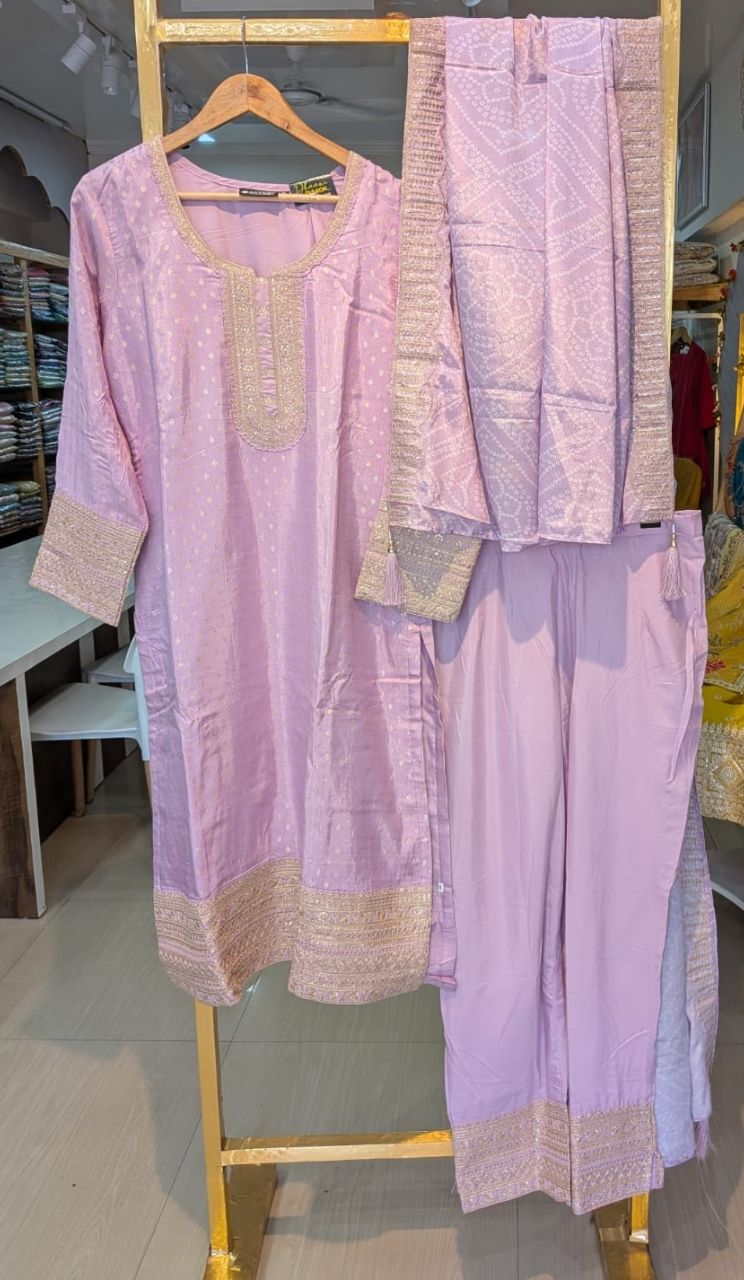 Designer Nutan Georgette Readymade Embroidered Suit - 5573 / HC001530 view 5