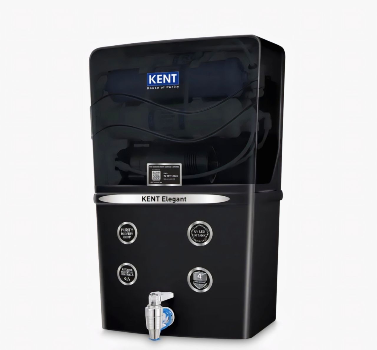 KENT Elegant RO UV UF TDS controlr view 3