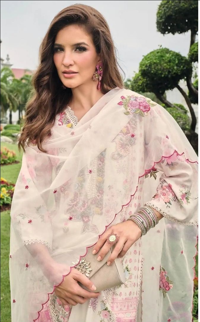 Kainat Stylish Readymade Suit Collection Embroidered Suit - 31093 / HC001977 view 4