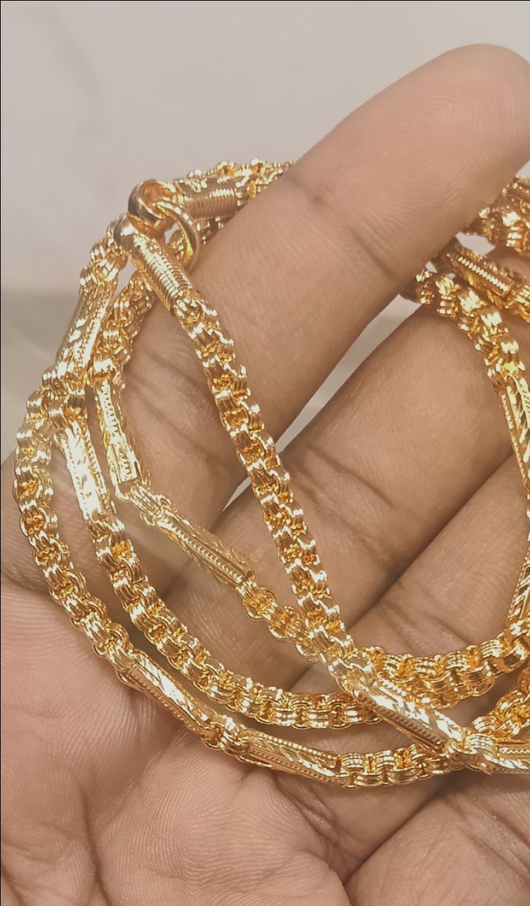 Panchaloha Gold Chain view 2