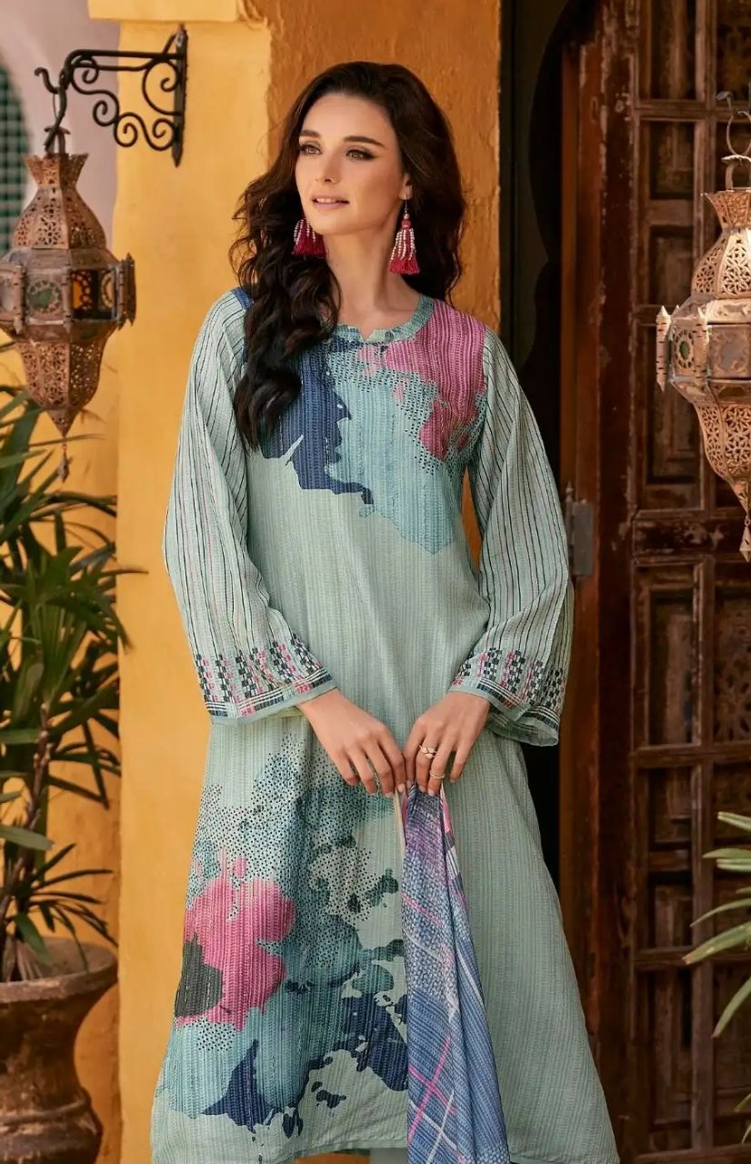 ANAHIRA SILK SALWAR SUIT - 11239 / HC001956 view 3