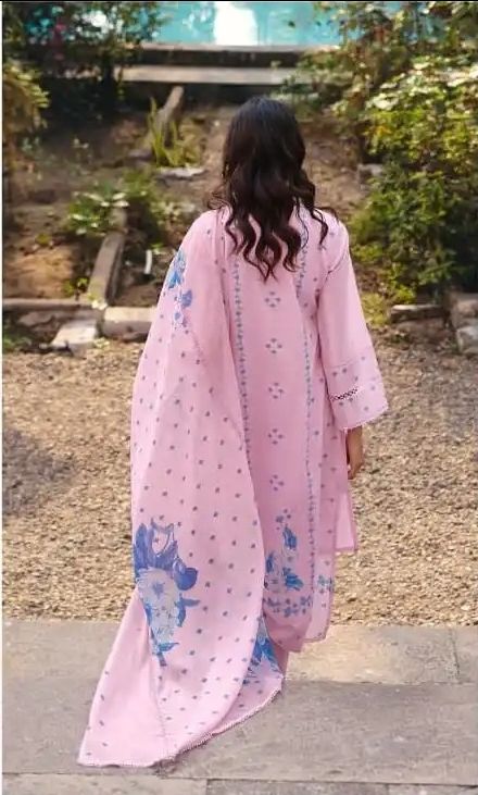 SITAAREE PURE COTTON LAWN WITH REFINED DIGITAL PRINTS UNSTITCHED UNSTITCHED SALWAR SUITS 2347 / HC002471 view 3