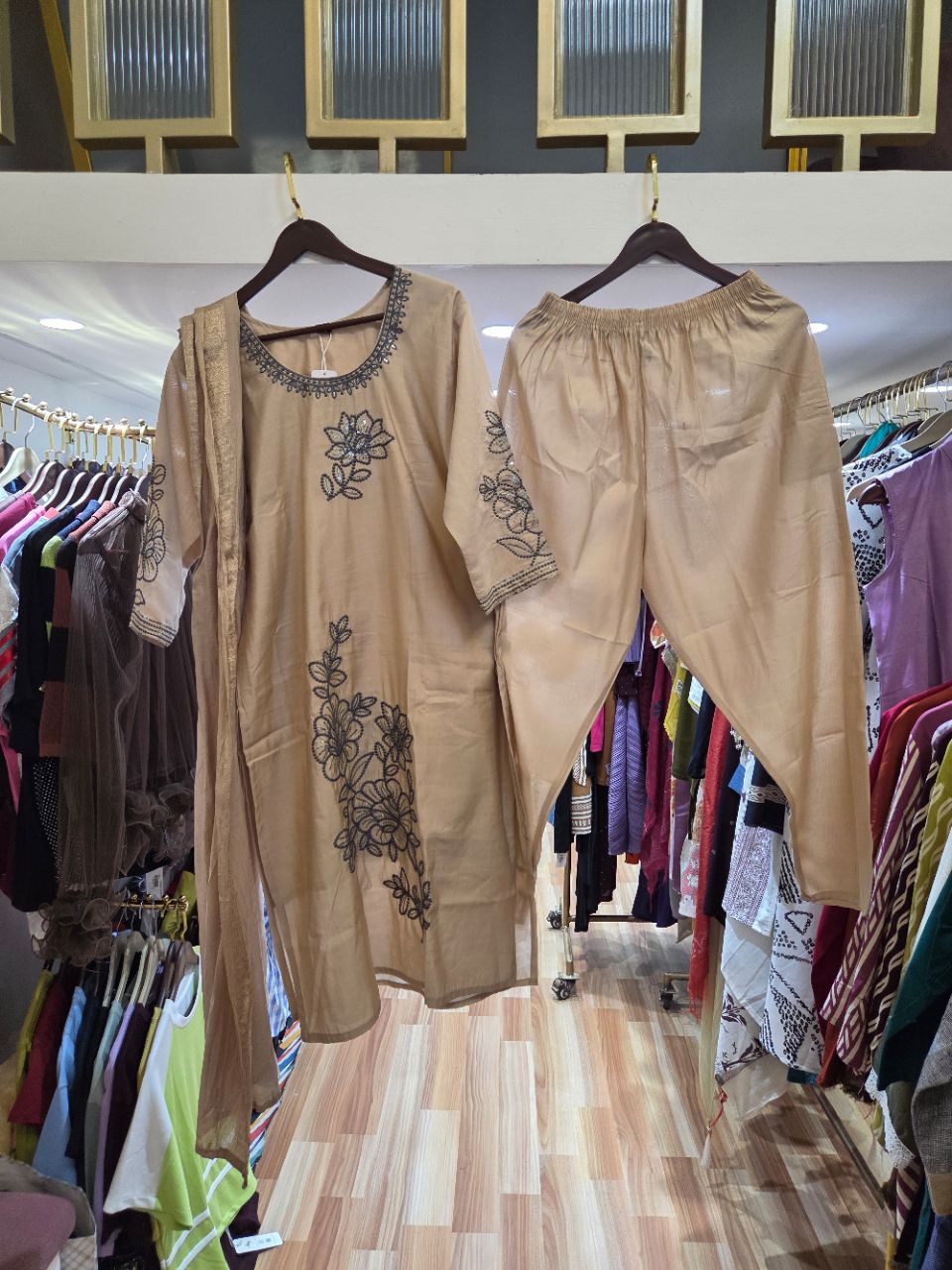 Embroidered Suit Set 3pc view 2