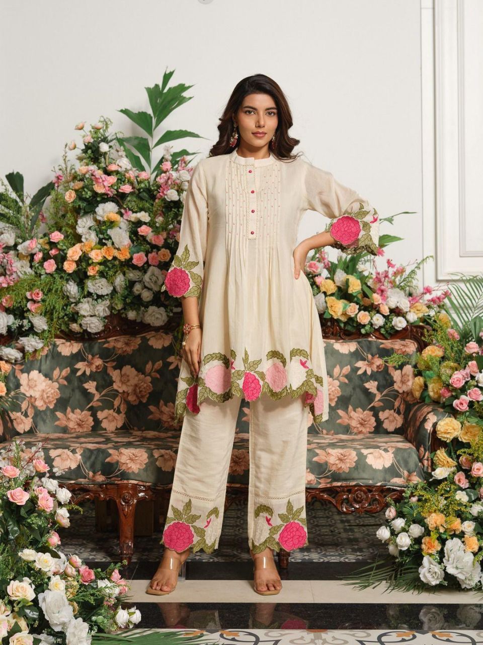 Embroidered Kurta Set