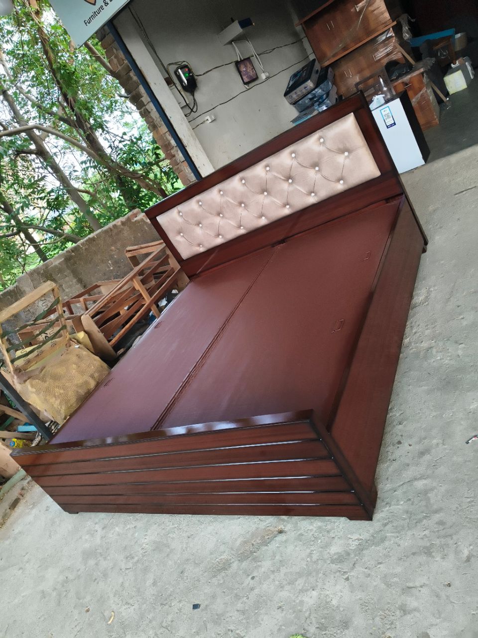 Designer Wooden Bed view 2