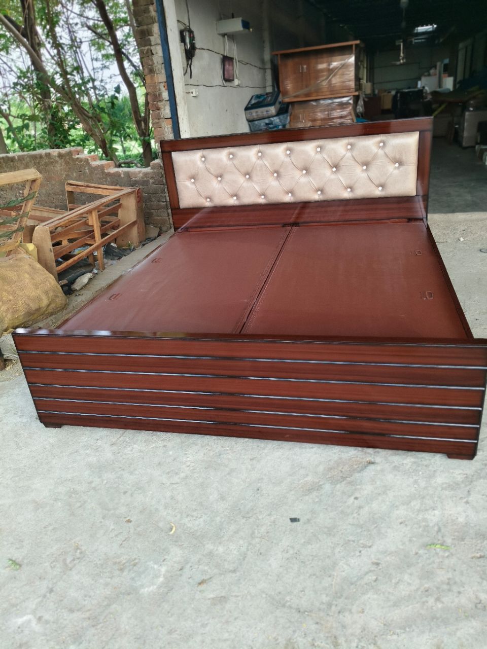 Designer Wooden Bed view 5